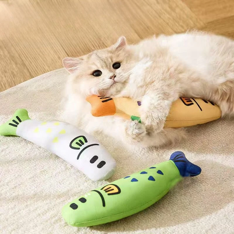 Juguete Pez de Peluche Interactivo para Gatos - imagen 3
