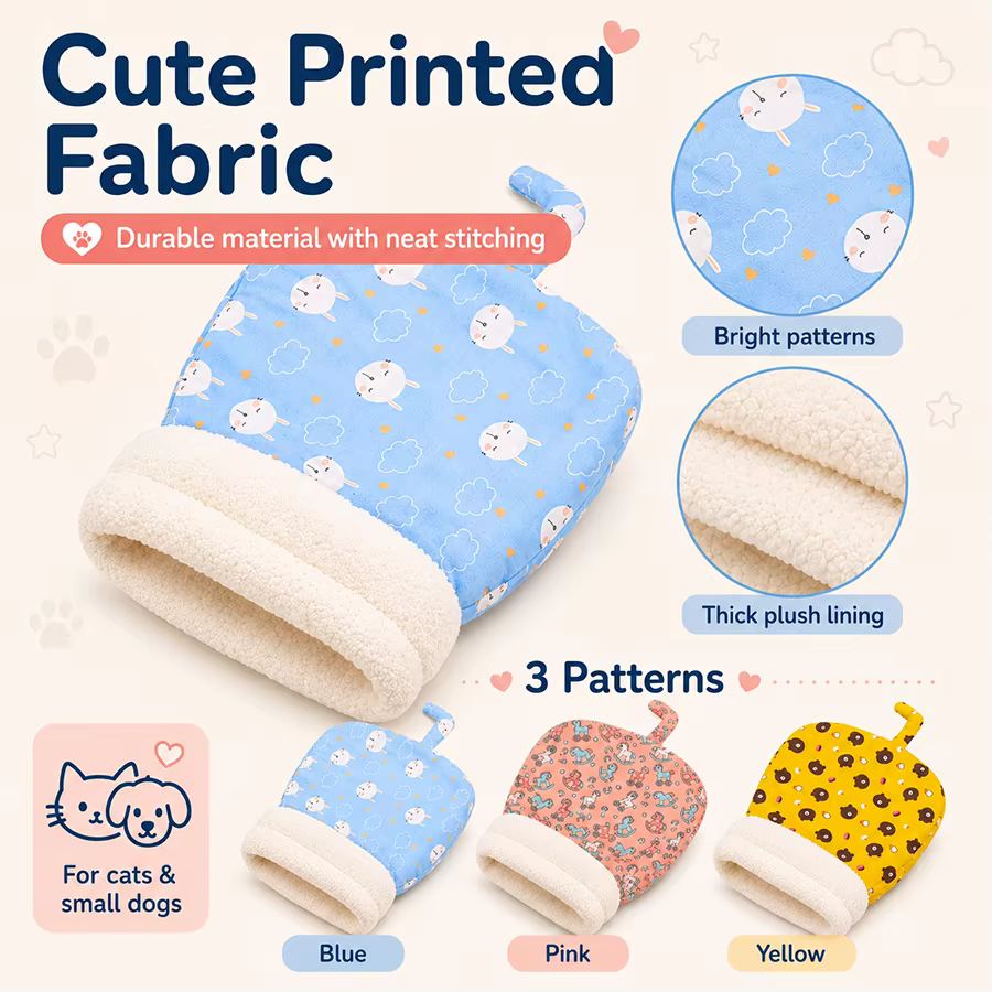 Cueva cama suave para gatos y perros pequeños