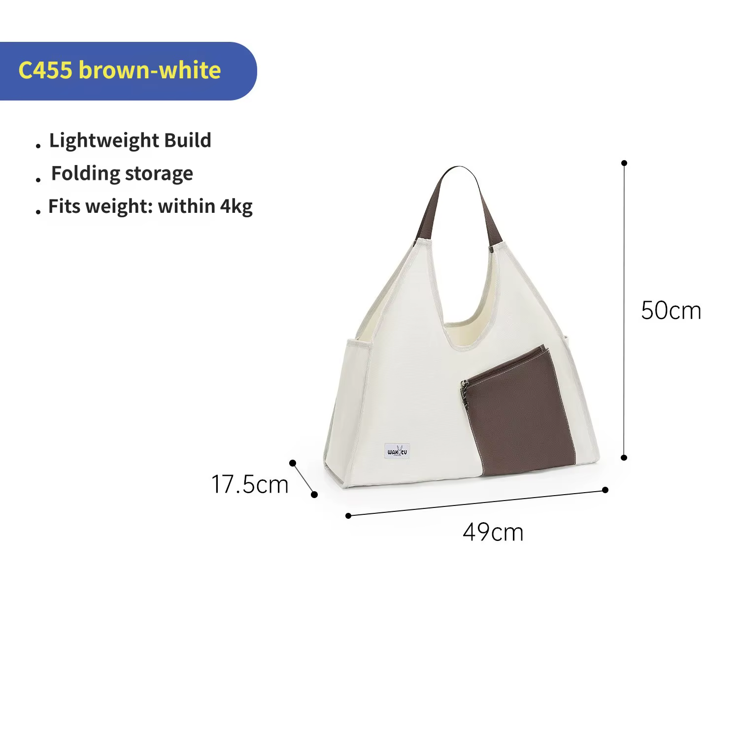 Bolsa de transporte plegable para gatos y perros pequeños - imagen 3
