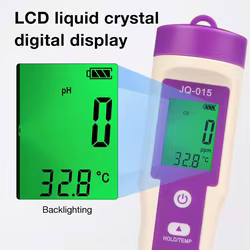 Medidor digital agua para piscinas y spas – Analizador de pH, cloro, TDS y temperatura