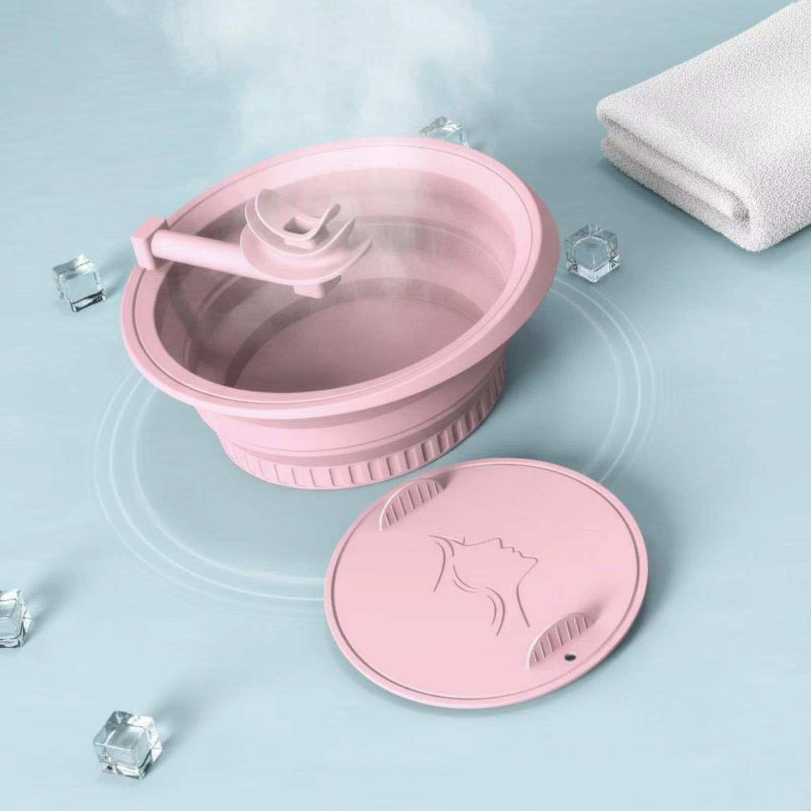 Tazón de Silicona Plegable para Lavar Gatos y Perros – Lavabo Portátil - imagen 2