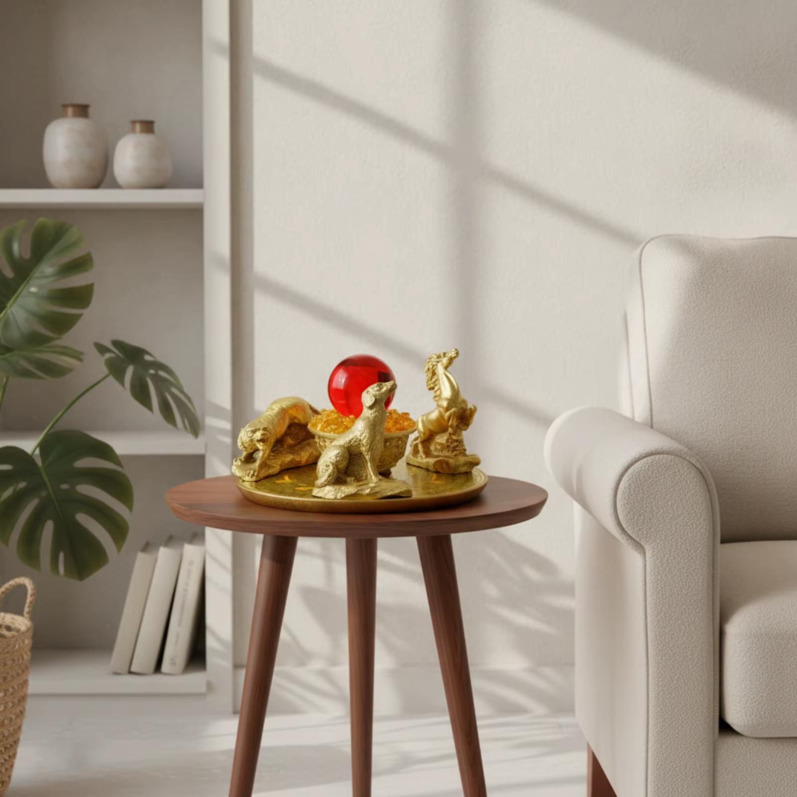 Figura decorativa de mesa pulida para gatos y perros, caprichosa - imagen 5