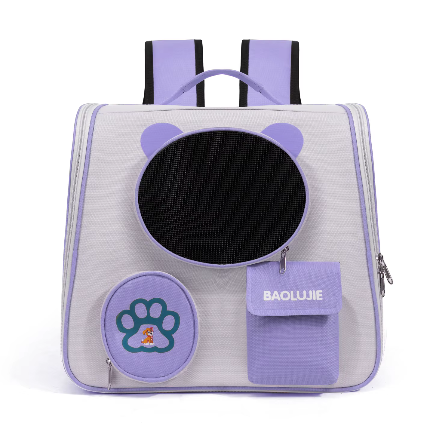 Mochila transportín plegable transpirable para gatos y perros - imagen 5