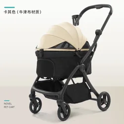 Carrito portátil para perros medianos con doble freno