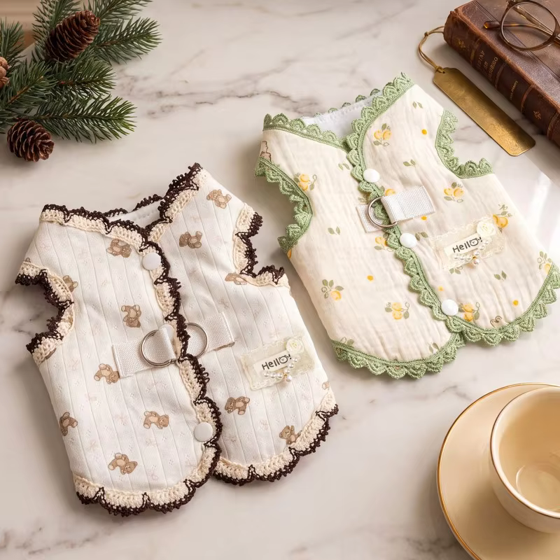 Chaleco Invierno Perros Pequeños Diseño Osito - imagen 2