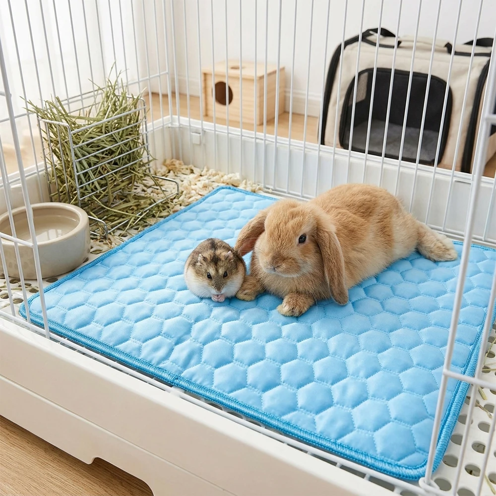 Colchoneta refrescante para mascotas pequeñas, cama lavable
