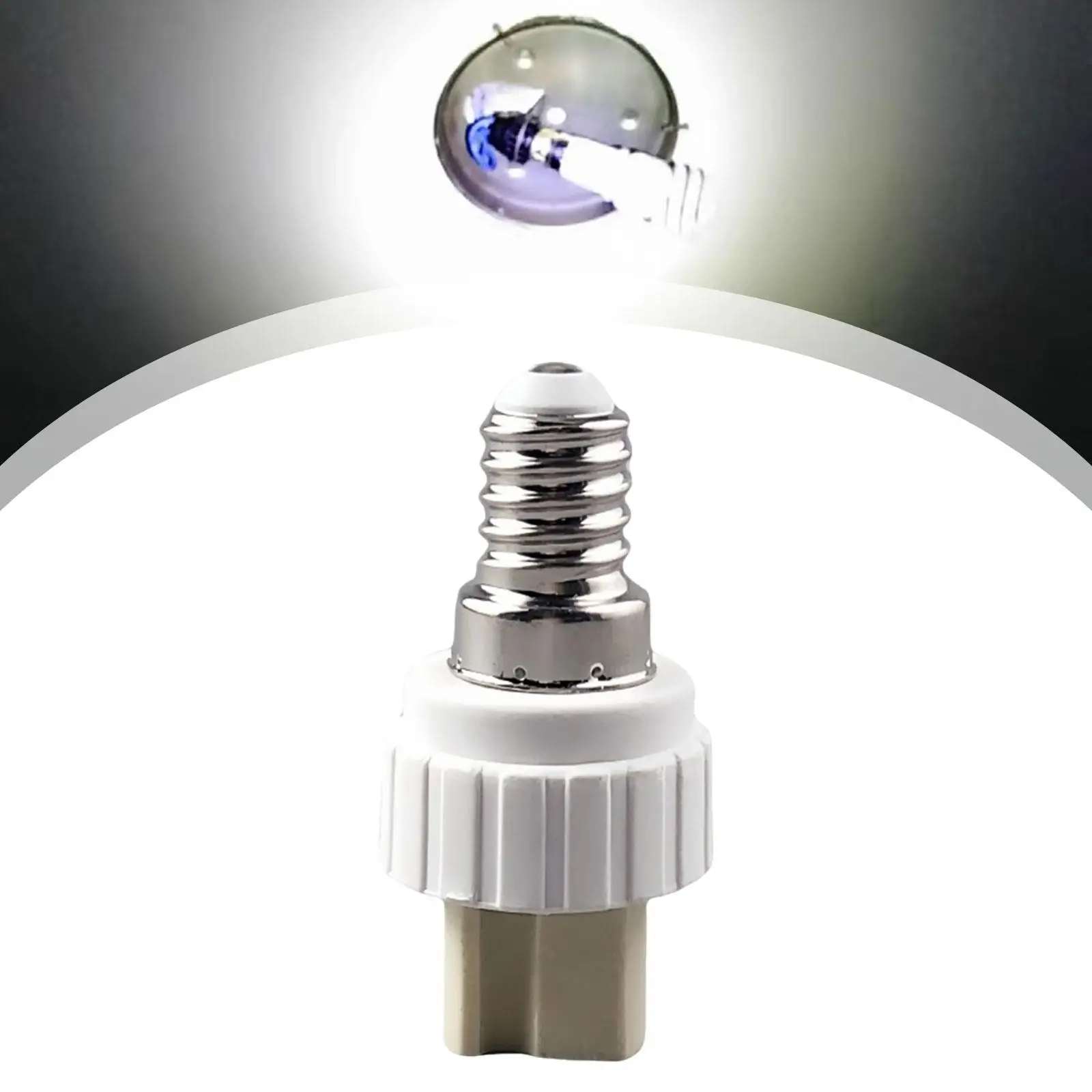 Adaptador E14 a G9 de cuerpo metálico