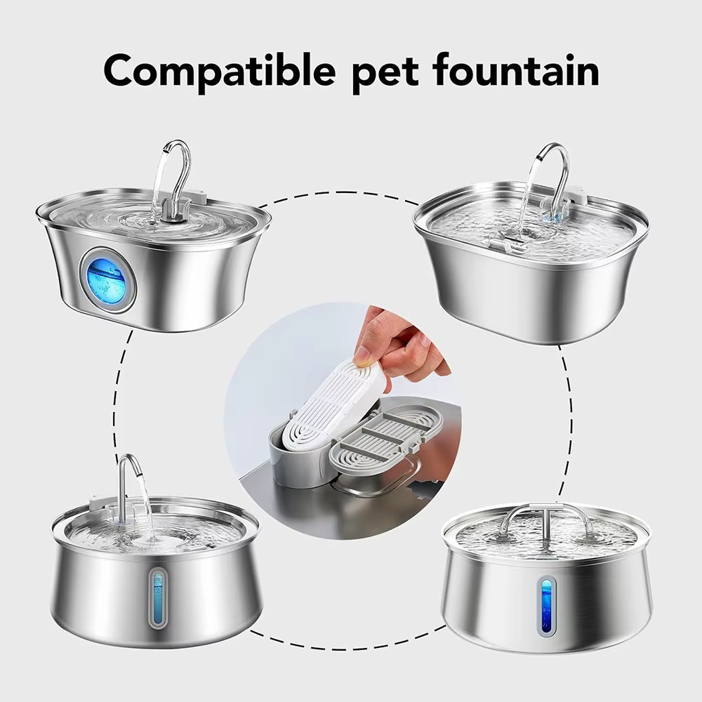 Filtro de bebedero automático acero inoxidable para gatos - imagen 2
