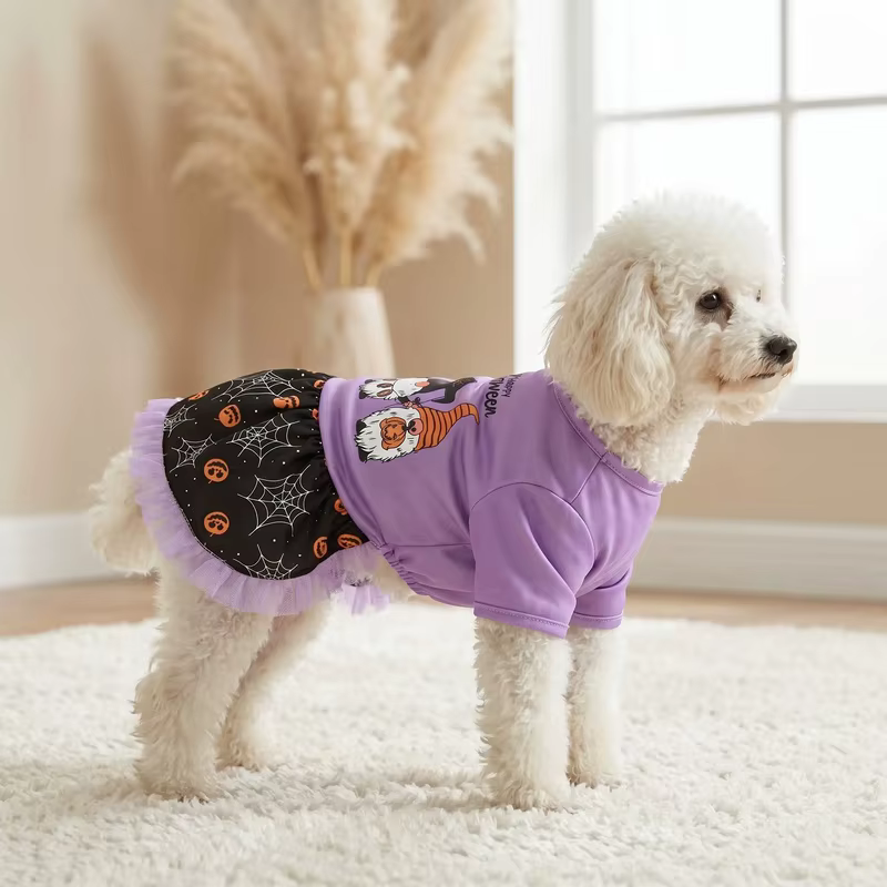 Tutu de Halloween para perros pequeños – Falda animada - imagen 4