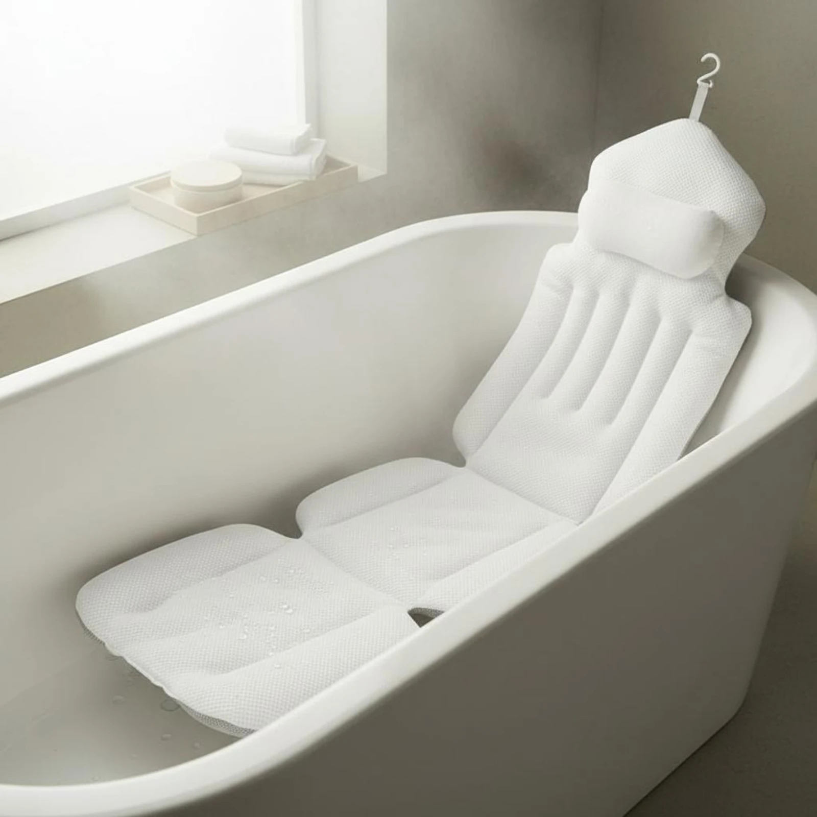 Cojín reclinable acolchado para bañera de perros y gatos - imagen 2