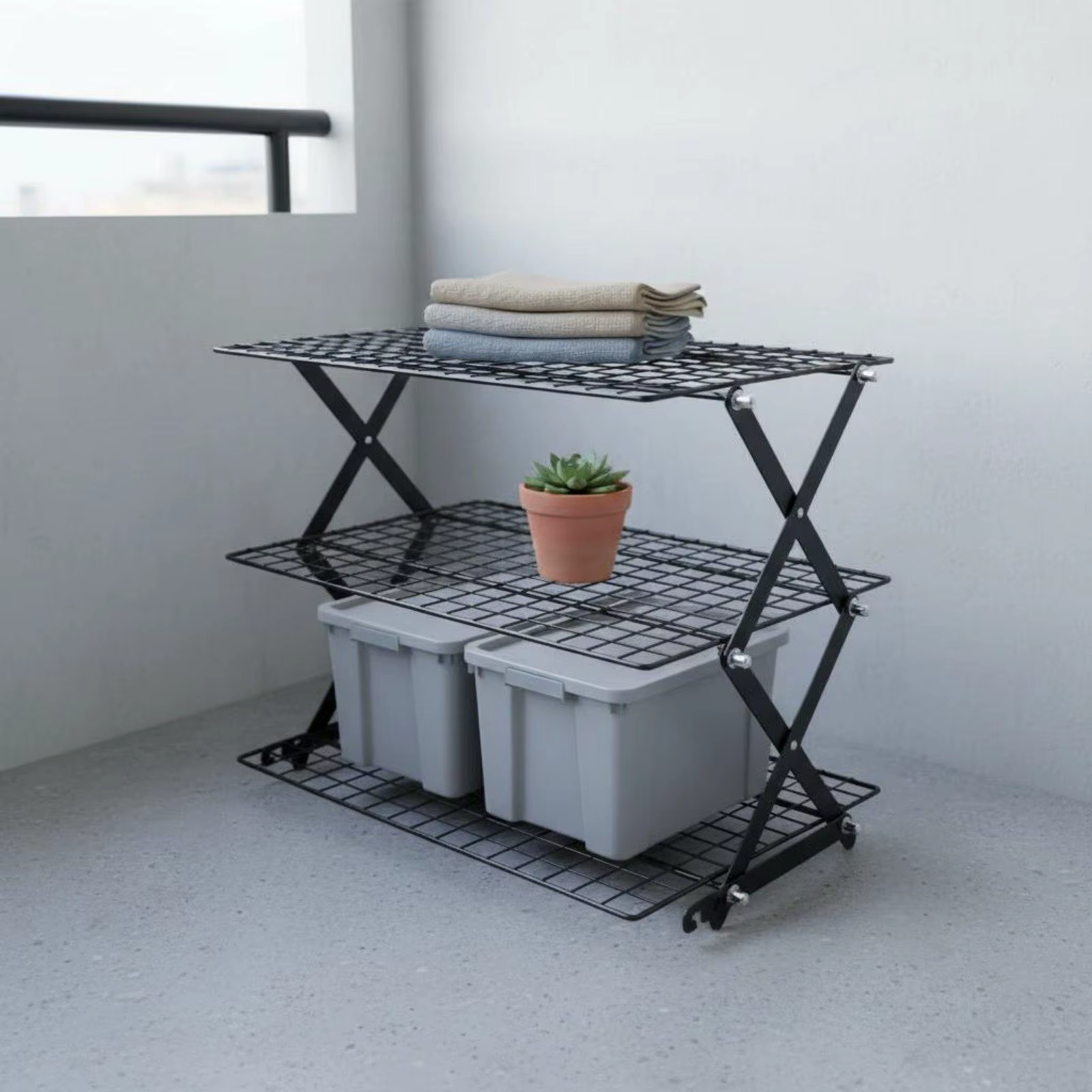 Estante Organizador Plegable para Mascotas – Multiusos y Ahorro Espacio