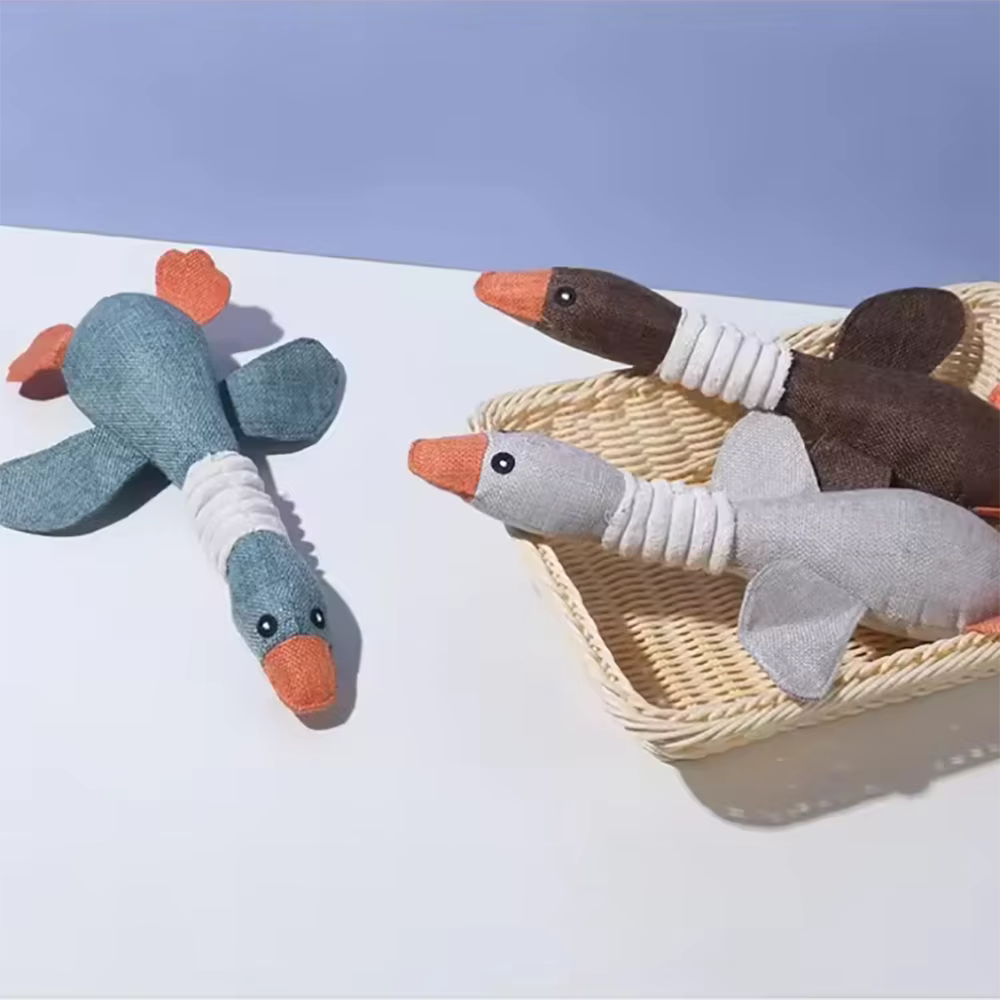 Juguetes de peluche para perros cachorros: masticar y sonido - imagen 3