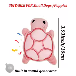 Juguete tortuga para masticar y morder perros pequeños, Teddy