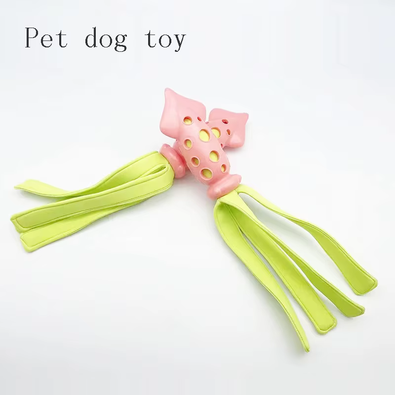 Juguete calamar chirriante para perros resistente a mordiscos - imagen 5