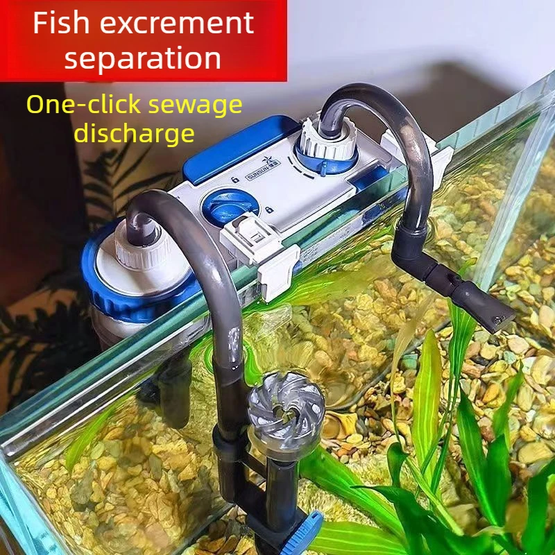Filtro externo para acuario montado en pared: elimina película grasa - imagen 5