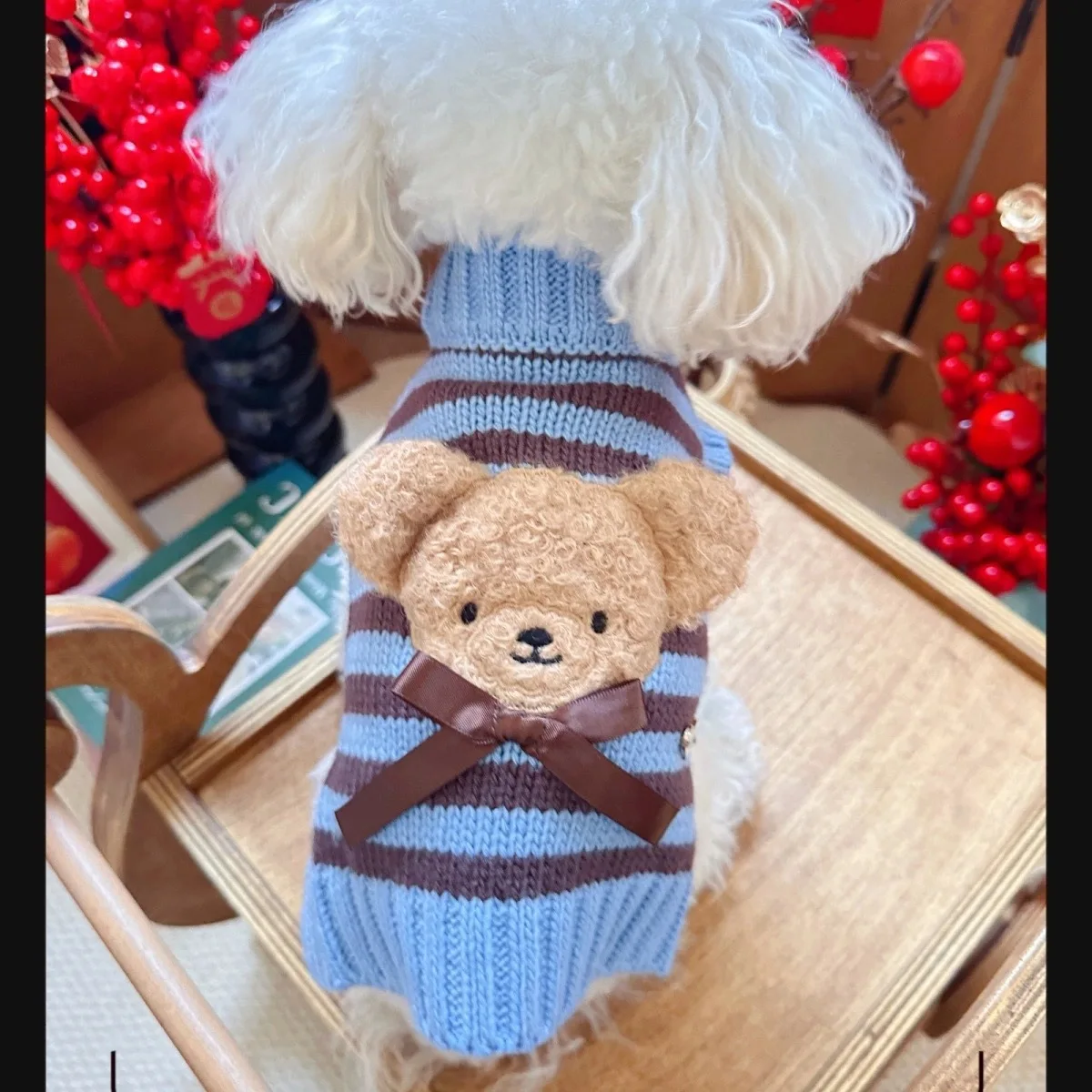 Suéter Osito de Invierno para Perros Pequeños y Gatos - imagen 2