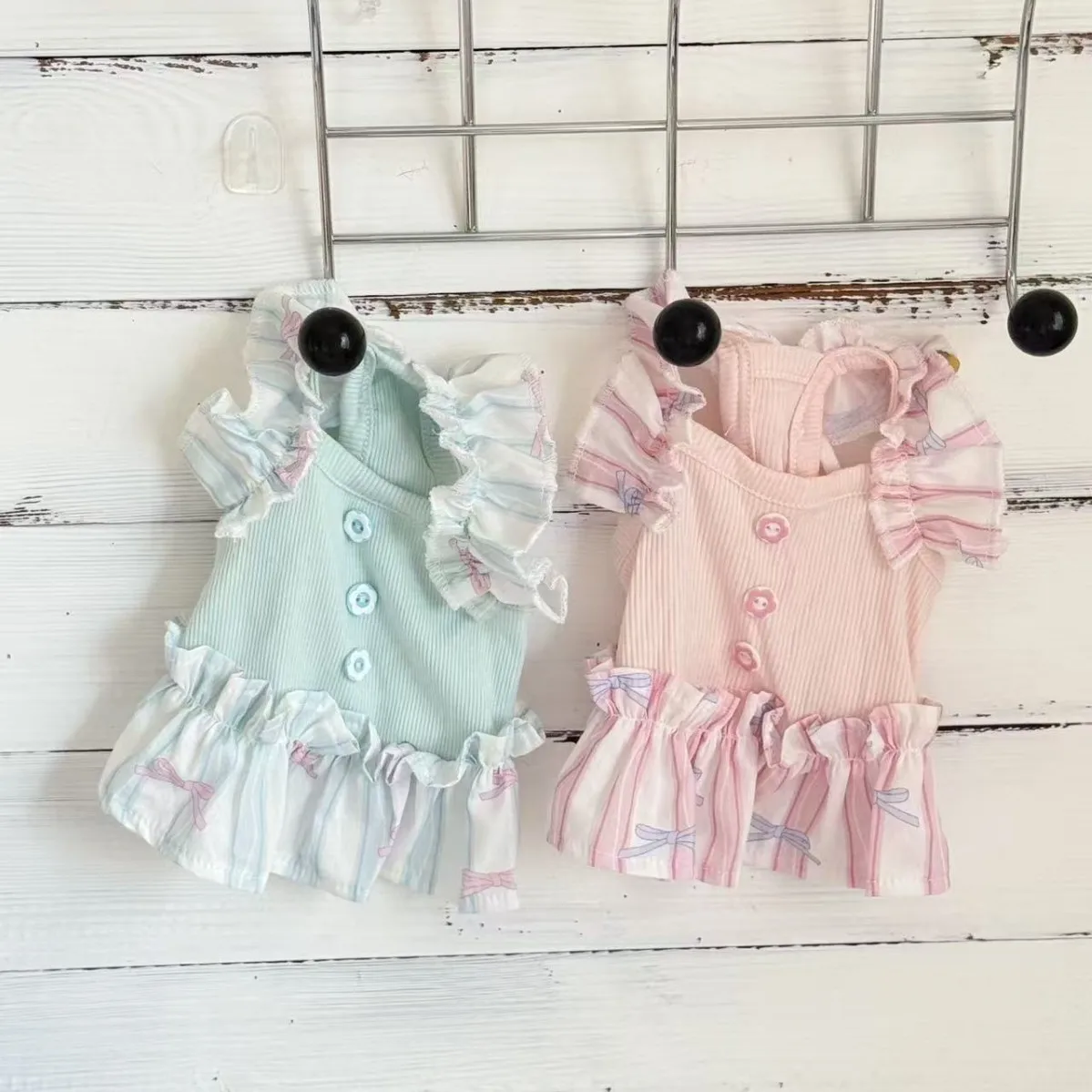 Vestido Verano para Perros Pequeños – Top con Manga Volante - imagen 3