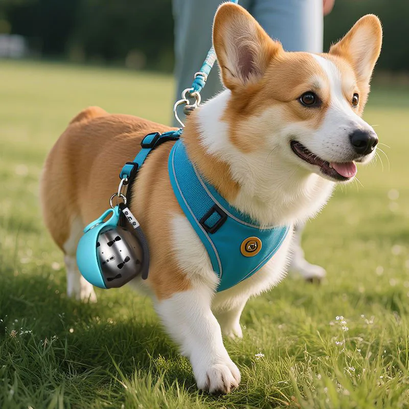 Botella de agua para perros plegable, portátil y a prueba de fugas - imagen 4