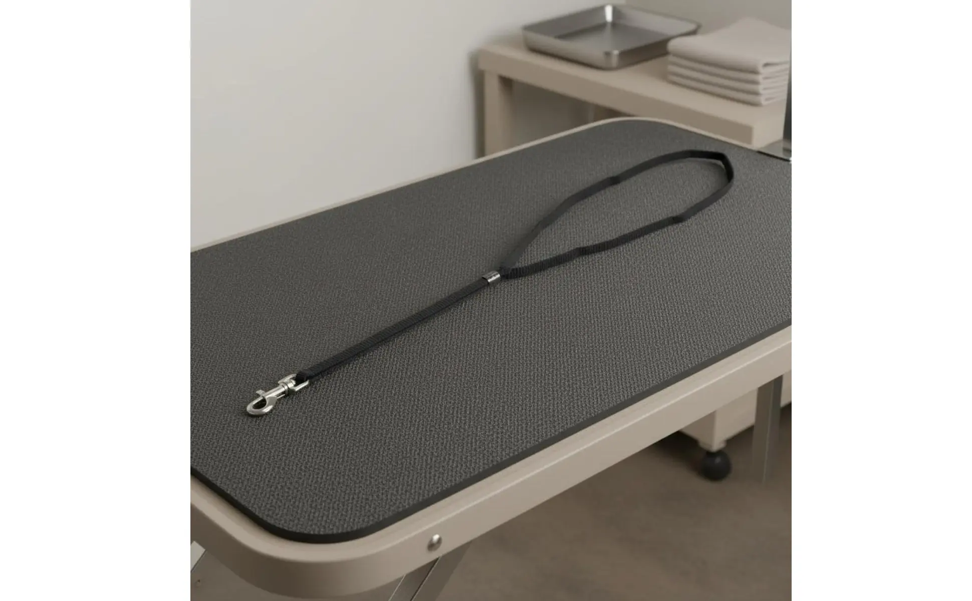 Cuerda de sujeción con ventosa para mesa de peluquería