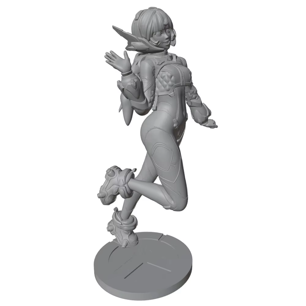 Figura decorativa DIY para gatos y perros, miniatura 3D gris - imagen 2