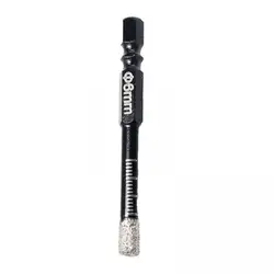 Broca diamante hexagonal para sierra perforadora – Cerámica, Gres, Granito, Vidrio