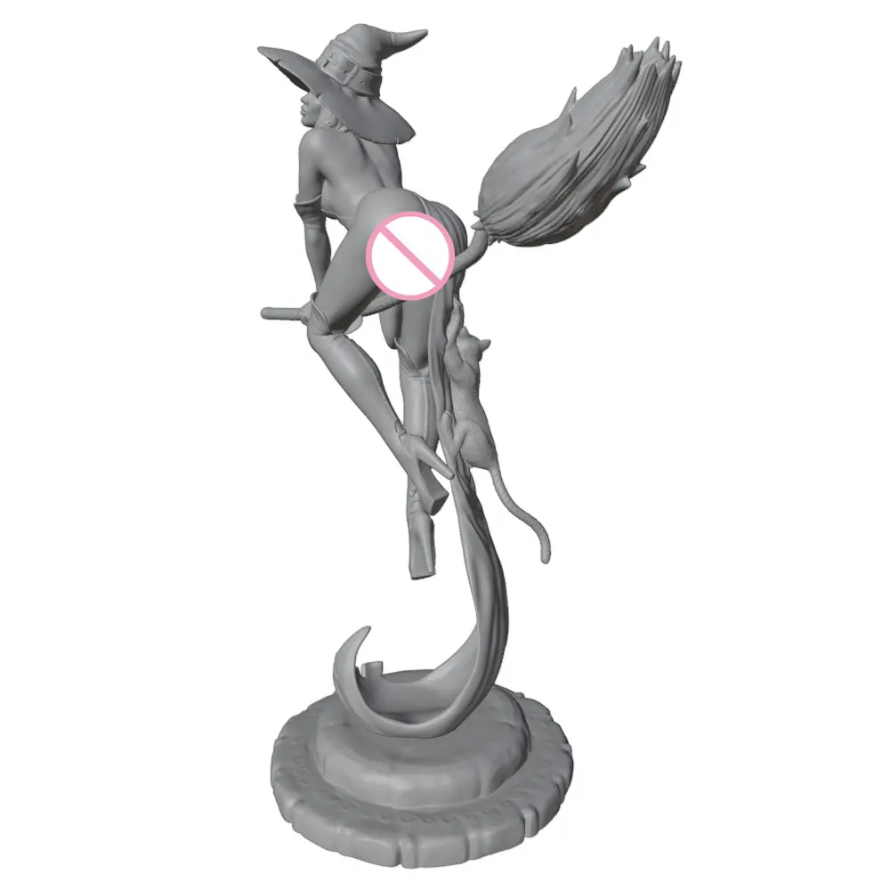 Estatua de personaje anime 3D gris para decoración de habitación DIY - imagen 5