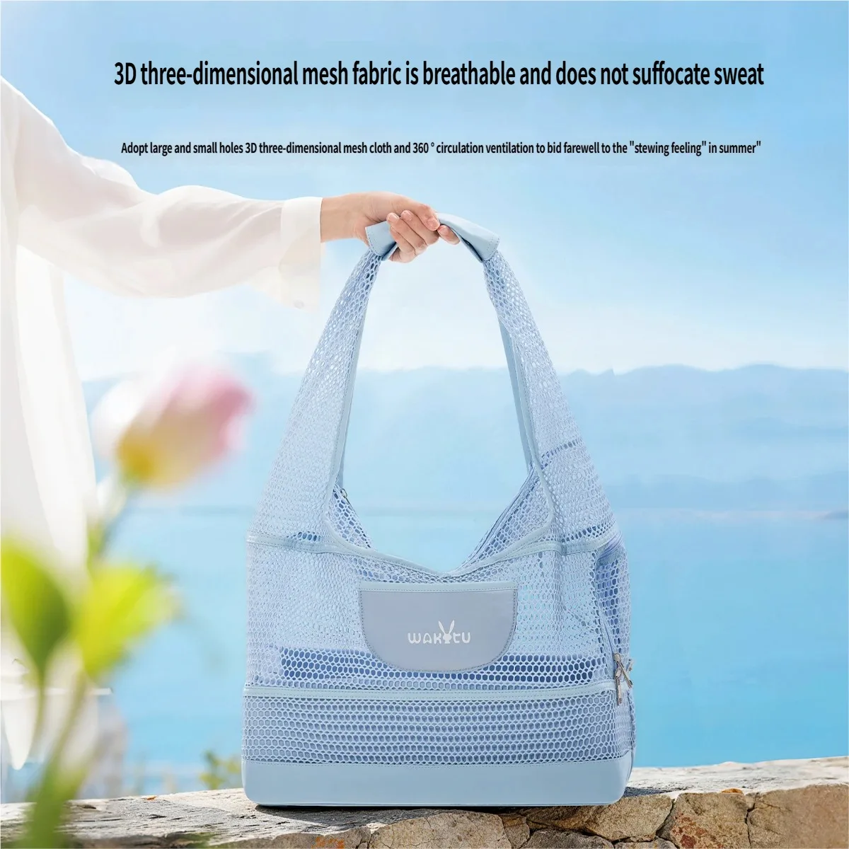 Bolsa de transporte transpirable para gatos y perros, verano - imagen 4