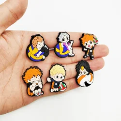 Set de accesorios PVC para zapatos Haikyuu Hinata: decoración DIY
