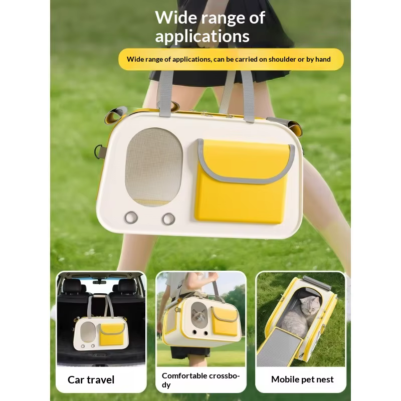 Mochila transportadora de viaje para gatos y perros mini transpirable - imagen 5