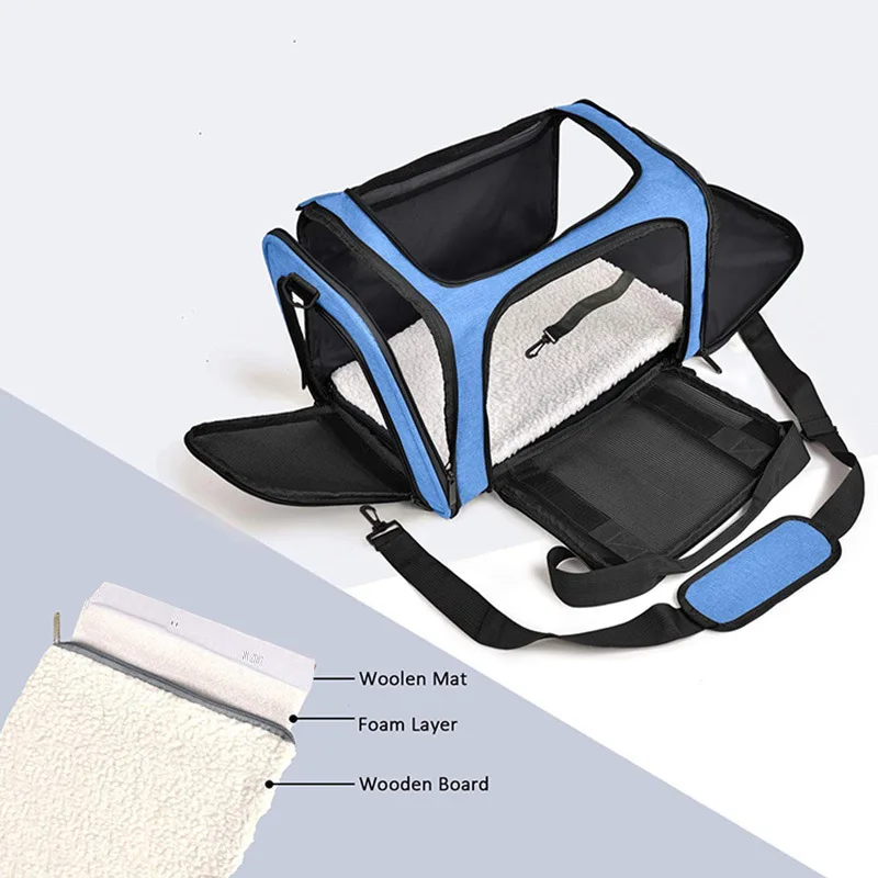 Bolsa de transporte transpirable para gatos y perros pequeños en coche - imagen 2