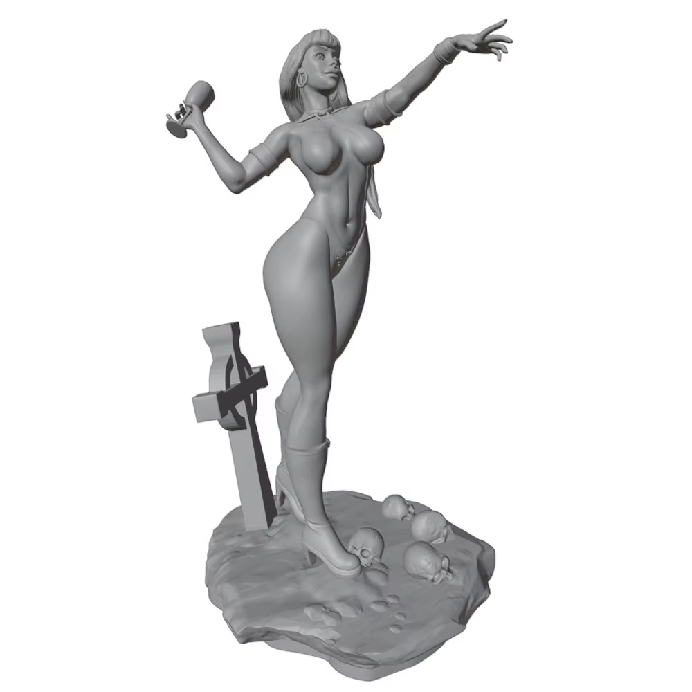 Kit de figura decorativa en resina 3D para montar, gris para gatos y perros