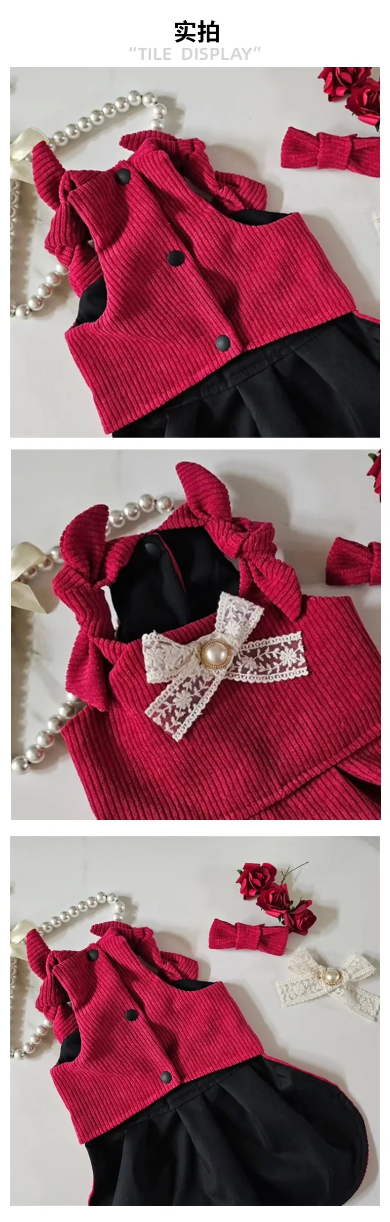 Detalle lazo rojo