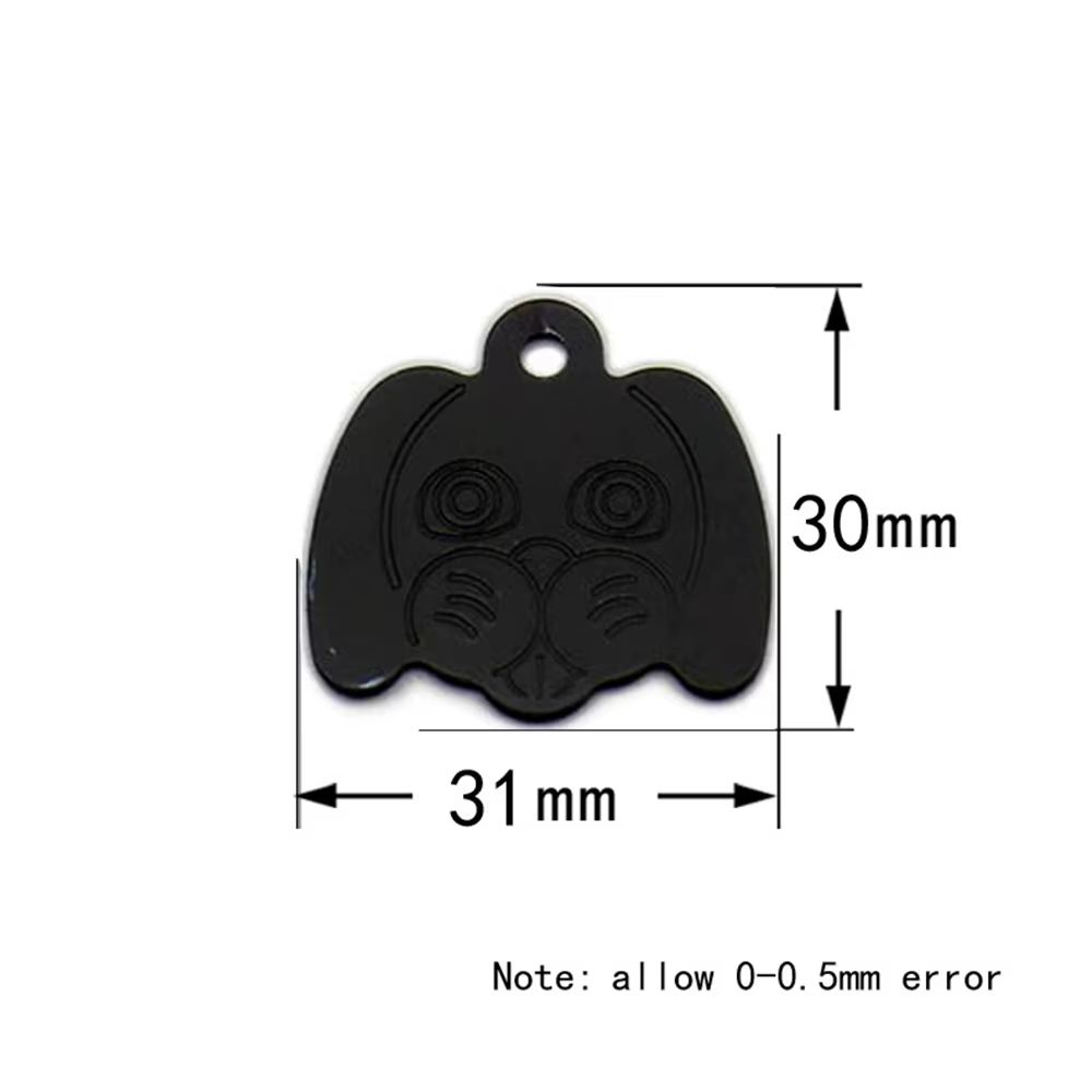 Placas de identificación para perros y gatos de aluminio con grabado - imagen 4