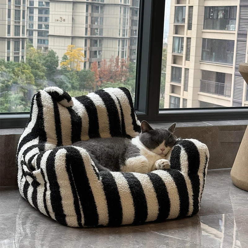 Cama nido 4 estaciones para gatos y perros pequeños