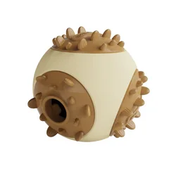 Pelota juguete resistente para perros con dispensador de comida