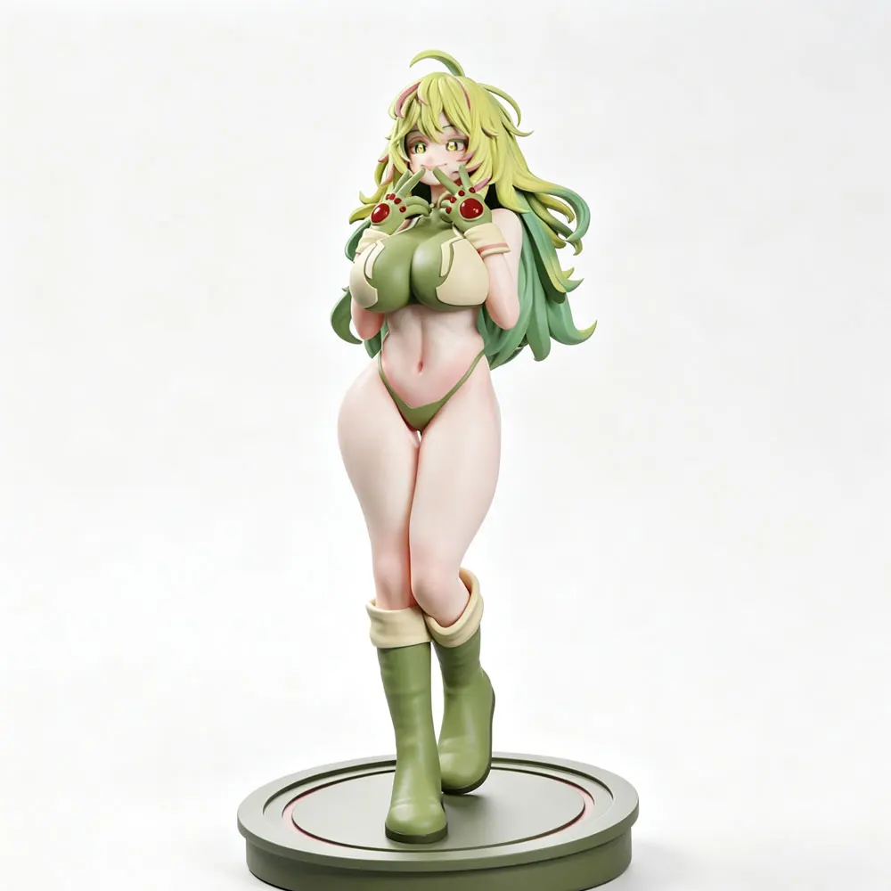 Figura Resina GK Escala 1/24 Chica Coleccionable 75mm – Kit Miniatura DIY sin Pintar - imagen 2