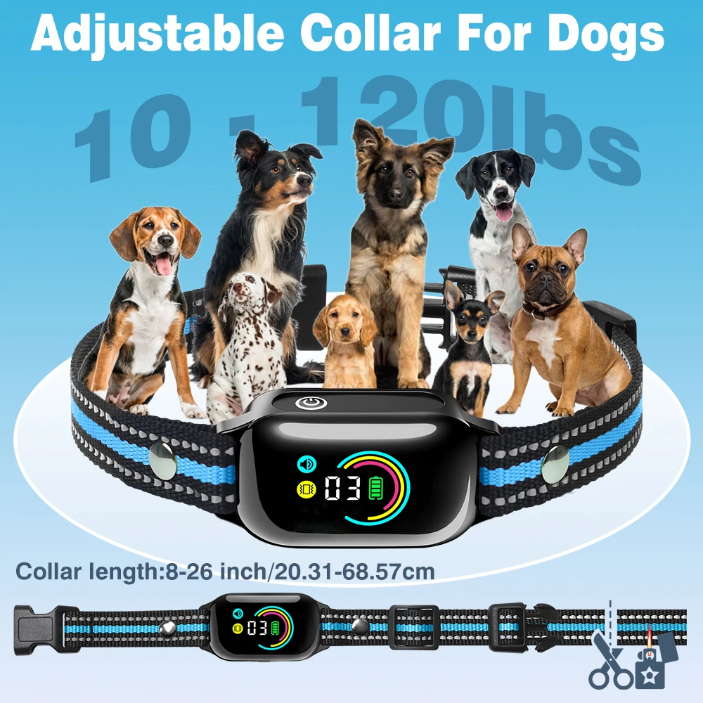 Collar antiladridos eléctrico con vibración y agua para perros - imagen 5