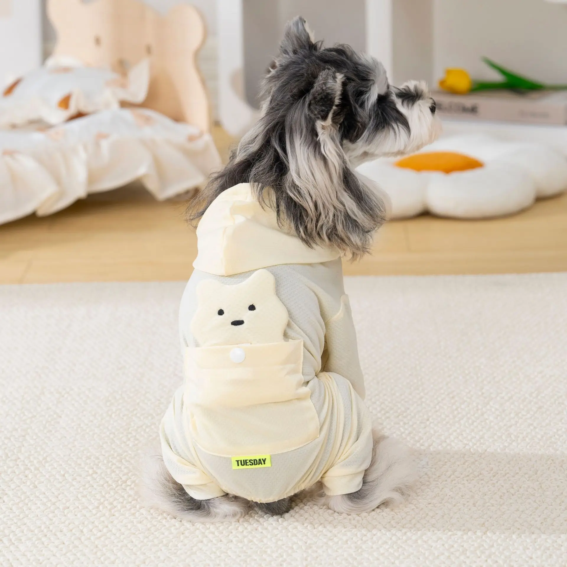 Chaqueta de verano transpirable para perros pequeños Teddy y Schnauzer - imagen 4