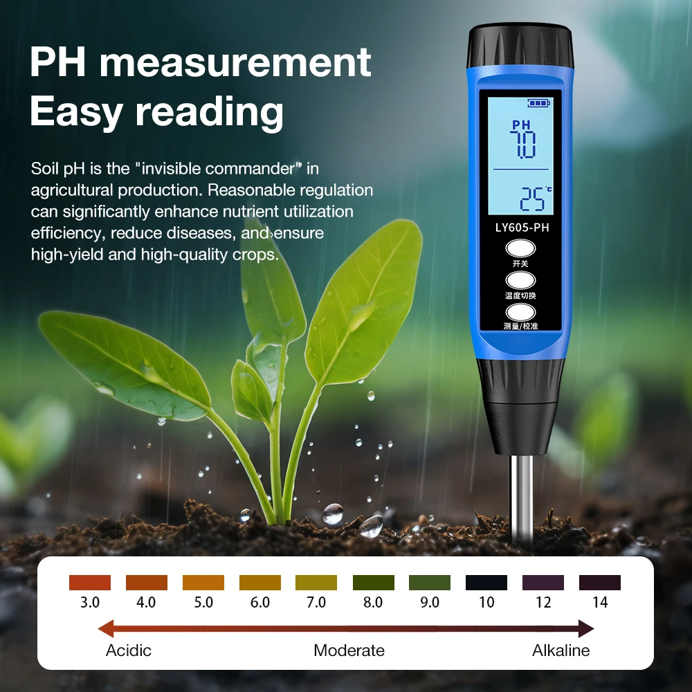 Medidor NPK pH Suelo – Detector Digital Nutrientes Jardinería - imagen 2