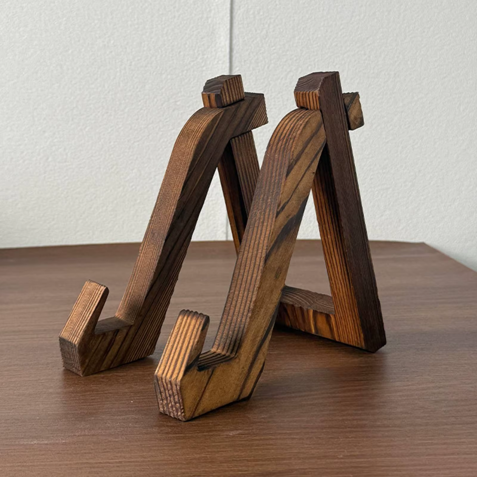 Soporte Libros Madera Maciza Organizador Escritorio – Estantería Desmontable - imagen 3