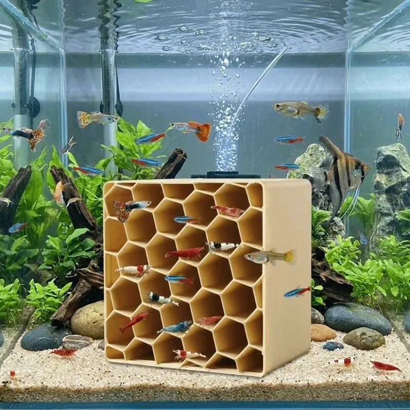 Cueva de Arenisca Natural para Acuario – Refugio para Peces y Camarones - imagen 4
