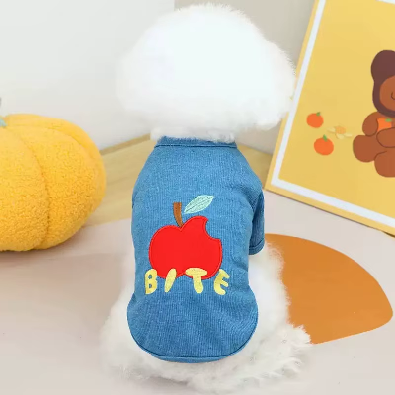 Camiseta veraniega para perros y gatos con estampado de oso – Bichón - imagen 2
