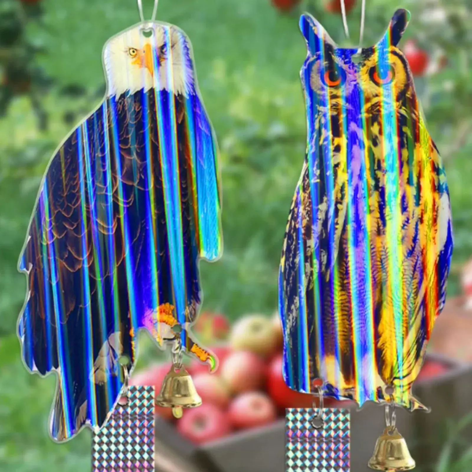 Señuelo holográfico reflectante impermeable para aves - imagen 4