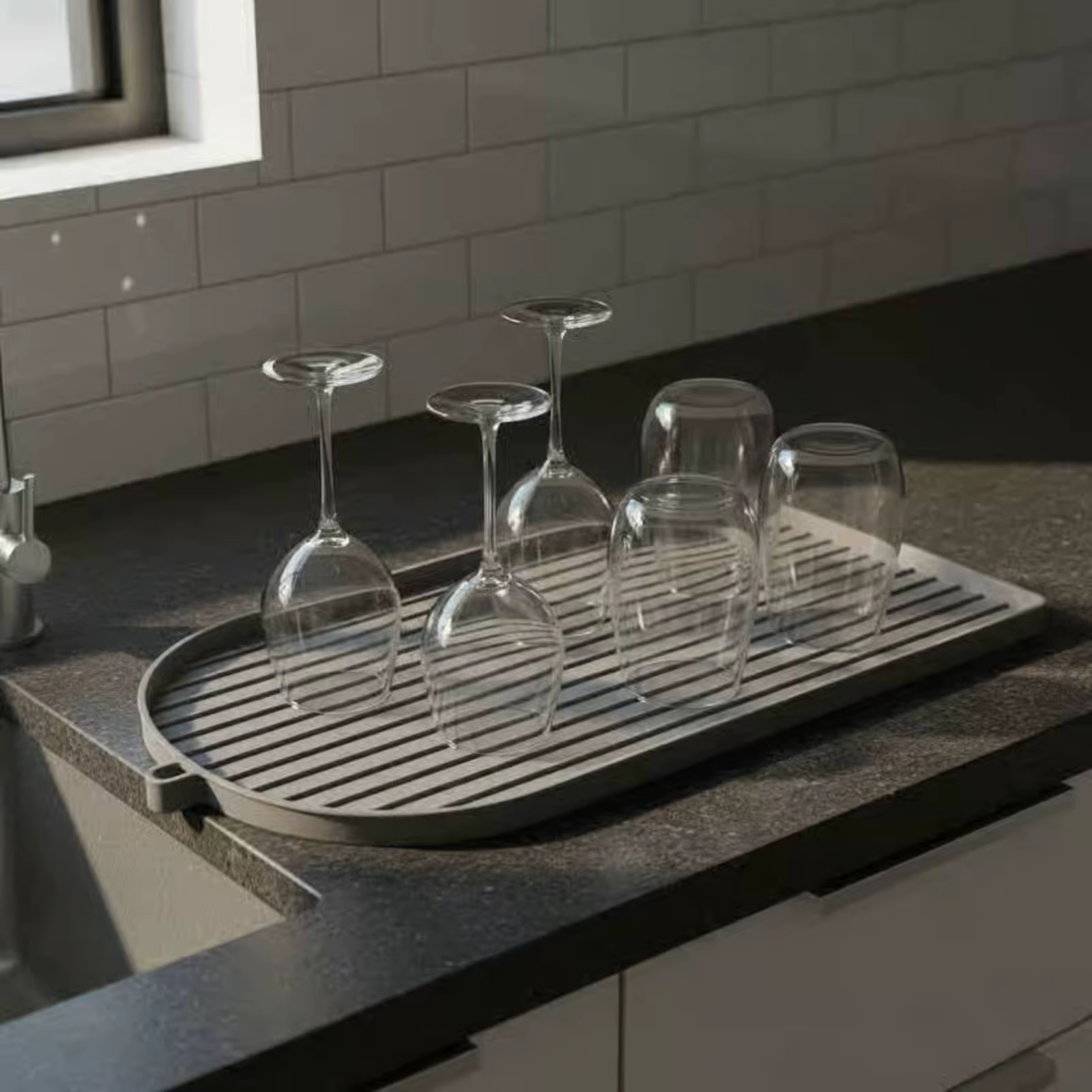 Alfombrilla impermeable de silicona para cafetera – Protege la encimera - imagen 2