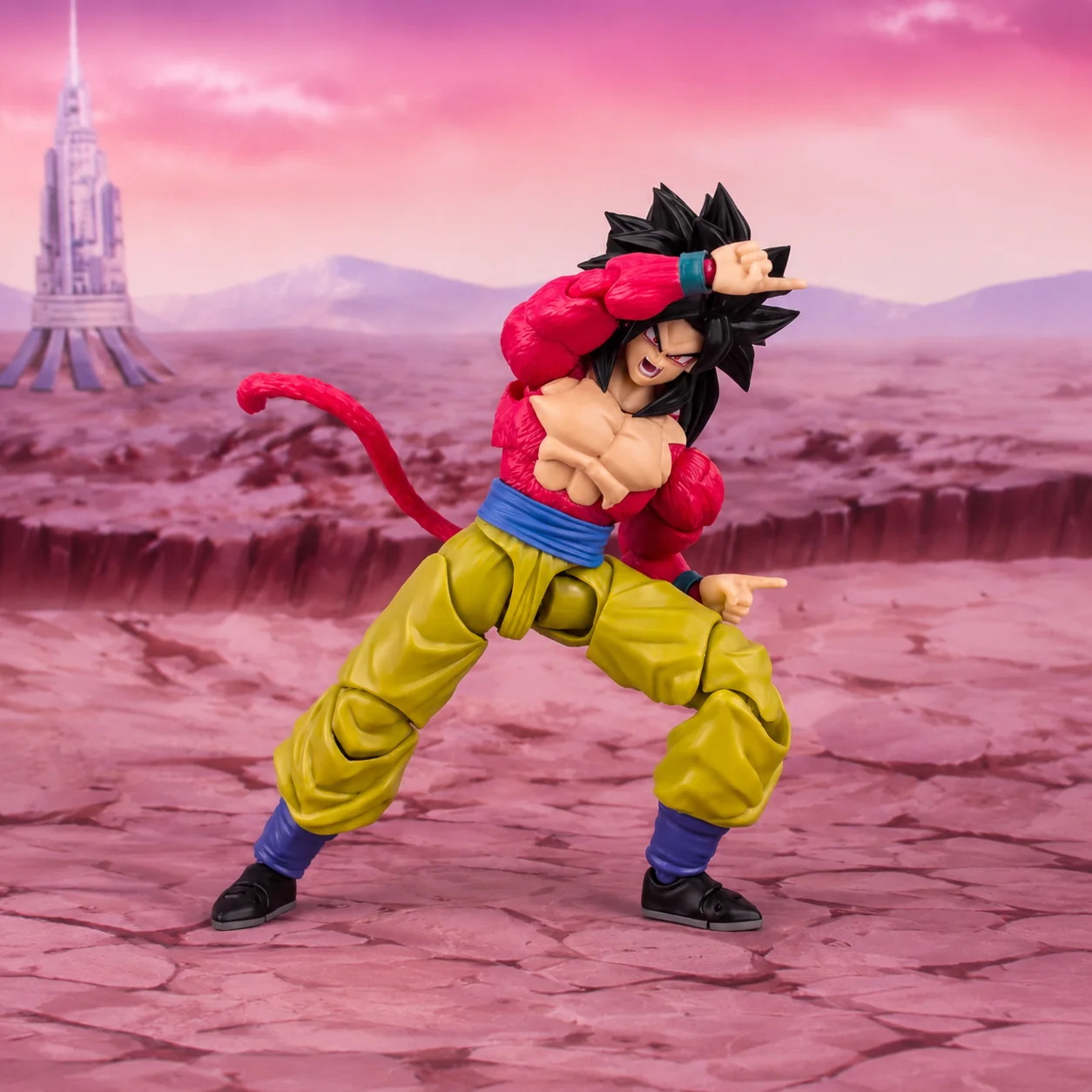Figura articulada Goku Super Saiyan 4 de Dragon Ball GT - imagen 5
