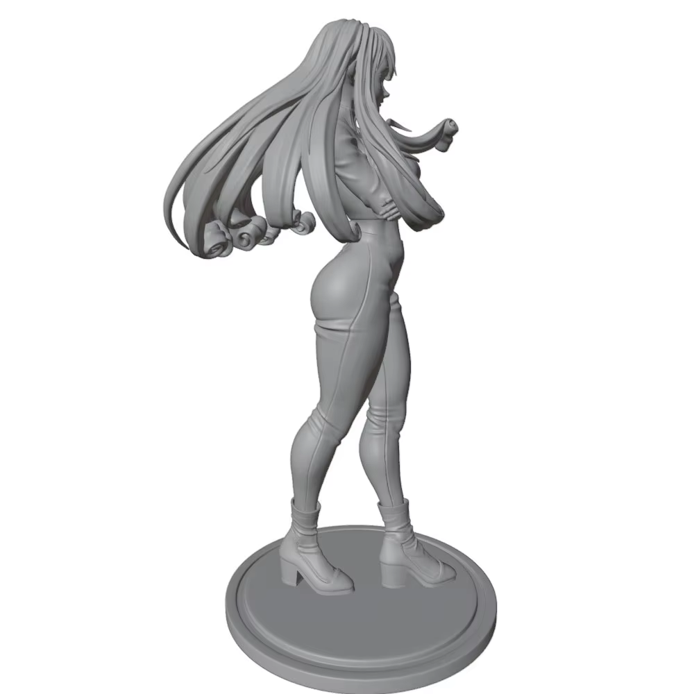 Kit Figura Resina 1/24 Impresa en 3D – Modelo Mujer DIY sin Montar 75mm - imagen 3