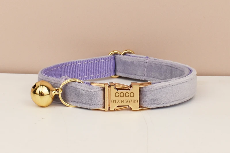 Collar ajustado en gato