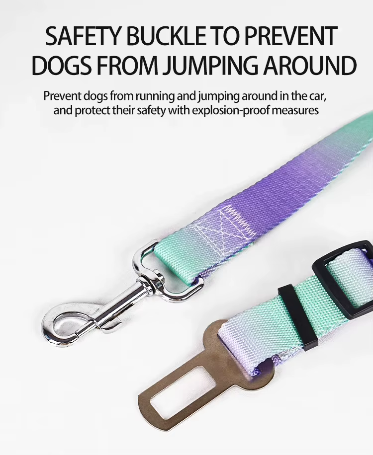 Cuerda seguridad para perros en el coche con bucle cinturón - imagen 4