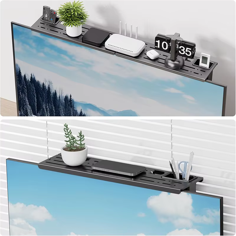 Soporte TV sin taladrar, montaje superior para altavoces y AV - imagen 4