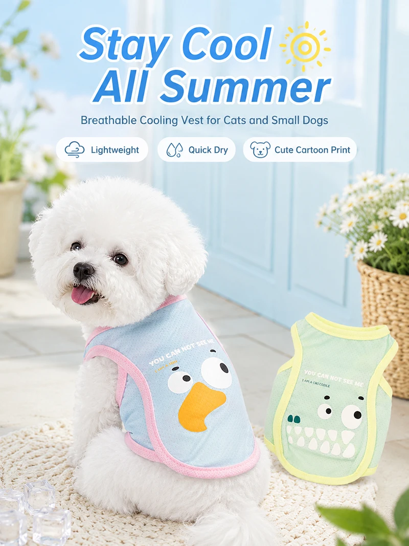 Chaleco con estampado para clima cálido